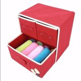 Tủ vải đựng khăn và đồ lót 2 tầng 3 ngăn cho bạn nữ