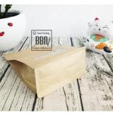 Túi giấy đáy bằng zipper cửa sổ 15x23cm tl 500g - combo 2 kg
