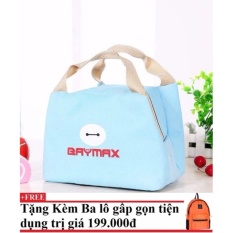 Túi giữ nhiệt Baymax + Tặng kèm balo du lịch gấp gọn
