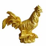 Tượng đá vàng gà cồ đại cát GDV17