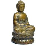 TƯỢNG ĐỒNG ĐÚC KHỐI GIẢ CỔ PHẬT THÍCH CA NGỒI THIỀN - 11CM