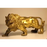 Tượng linh vật bằng đồng có thể dùng trang trí phòng khách đẹp độc ấn tượng - Tượng Sư Tử