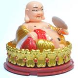 TƯỢNG PHẬT DI LẠC NGỒI GẬT ĐẦU, VẪY QUẠT (Năng lượng mặt trời)