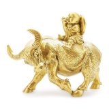Tượng trâu mập 18x15cm