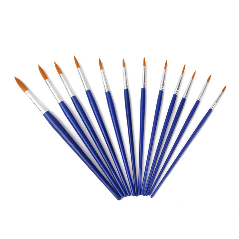 Mua Twelve pcs Assorted Size Pointed Artist Painting Brushes - Intl