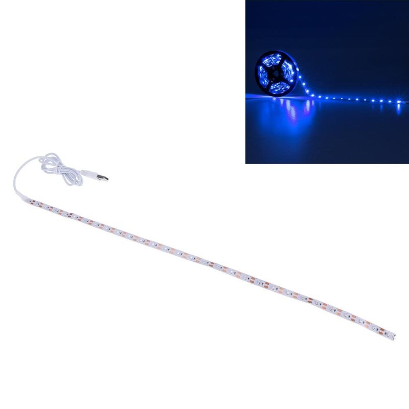 Bảng giá Mua Vanker-New Creative Practical Flexible 3528SMD USB 5V LED Room Shop
Laptop TV Backlighting Strip Light Lamp Blue (2m) - intl