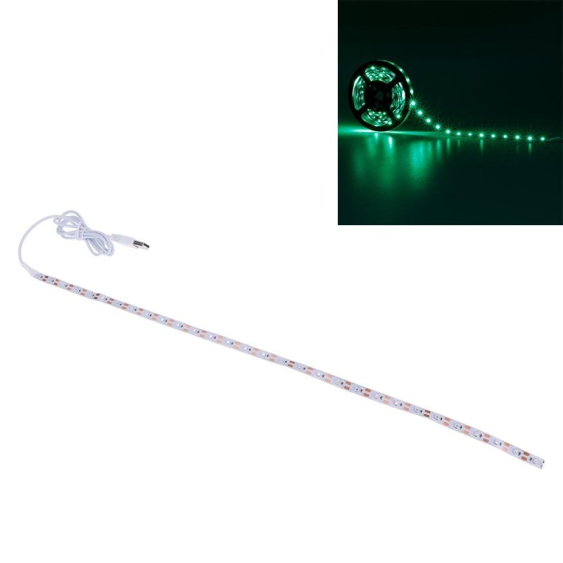 Bảng giá Mua Vanker-New Creative Practical Flexible 3528SMD USB 5V LED Room Shop
Laptop TV Backlighting Strip Light Lamp Green (3m) - intl