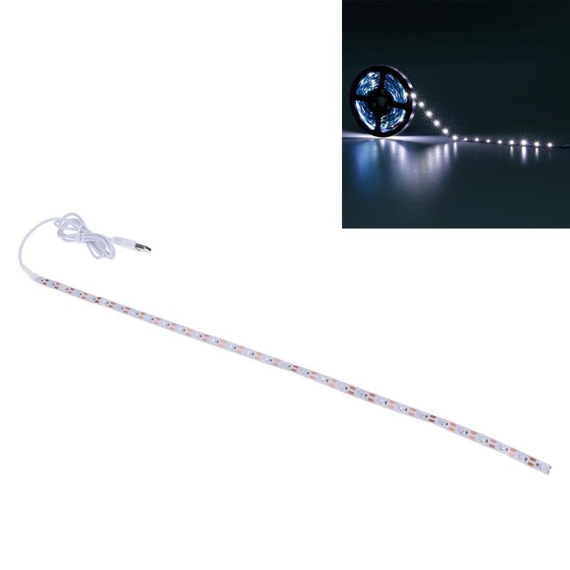 Bảng giá Mua Vanker-New Creative Practical Flexible 3528SMD USB 5V LED Room Shop
Laptop TV Backlighting Strip Light Lamp White (3m) - intl