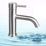 Vòi Chậu Lavabo Nóng Lạnh Innox 304 ( Cần Tròn ) 31