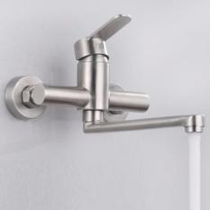 Vòi rửa bát gắn tường nóng lạnh inox304 Zento SUS4650