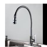 Vòi rửa chén lạnh cần lò xo ancom gl-jy6004