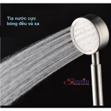 Vòi sen tắm tăng áp Sunzin, chất liệu inox 304 không gỉ