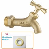 Vòi vặn đồng Caesar 15mm - Tặng thêm 01 cuộn băng tan