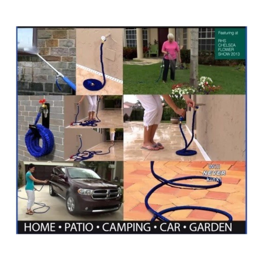 Vòi xịt nước co dãn tương đương 15m
