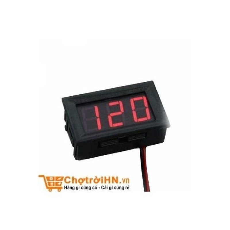Bảng giá Mua Vôn Kế Điện Tử 0.56 inch - Đỏ 5-120VDC