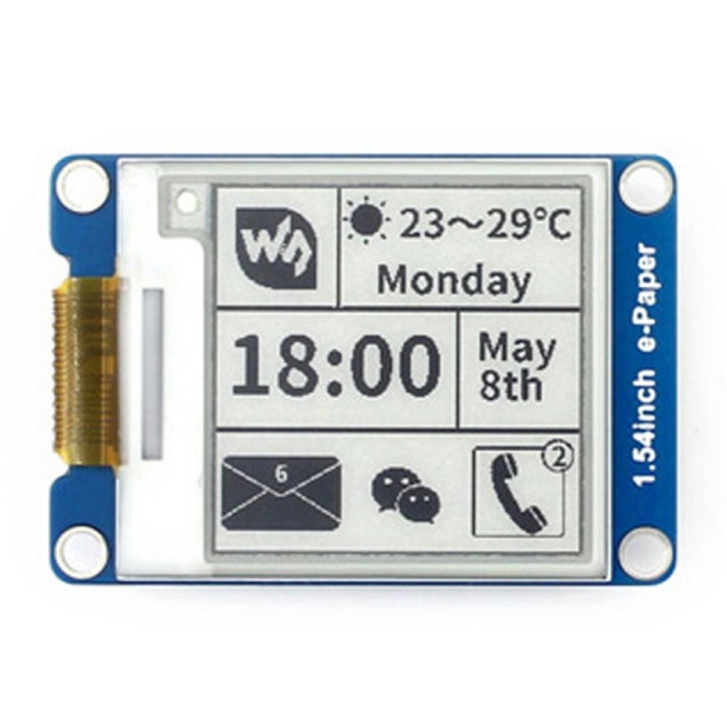 Bảng giá Mua Waveshare 1.54 E-Ink Display Module for Arduino / Nucleo / Pi -
intl