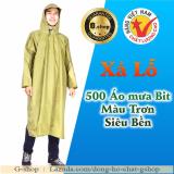 Áo mưa - áo mưa bit màu trơn: vải pu siêu nhẹ - siêu bền