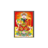 YN0597-Tranh đính đá thần tài-35*50-35*50