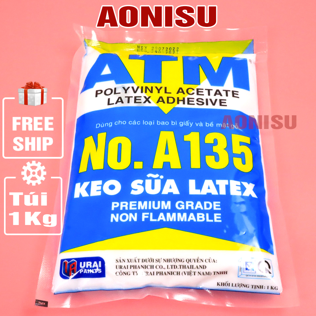 Keo Sữa ATM 1Kg - Keo Sữa Dán Giấy, Keo Sữa Dán Gỗ, Keo Sữa Dán Vải, Keo Sữa Dán Tường,...