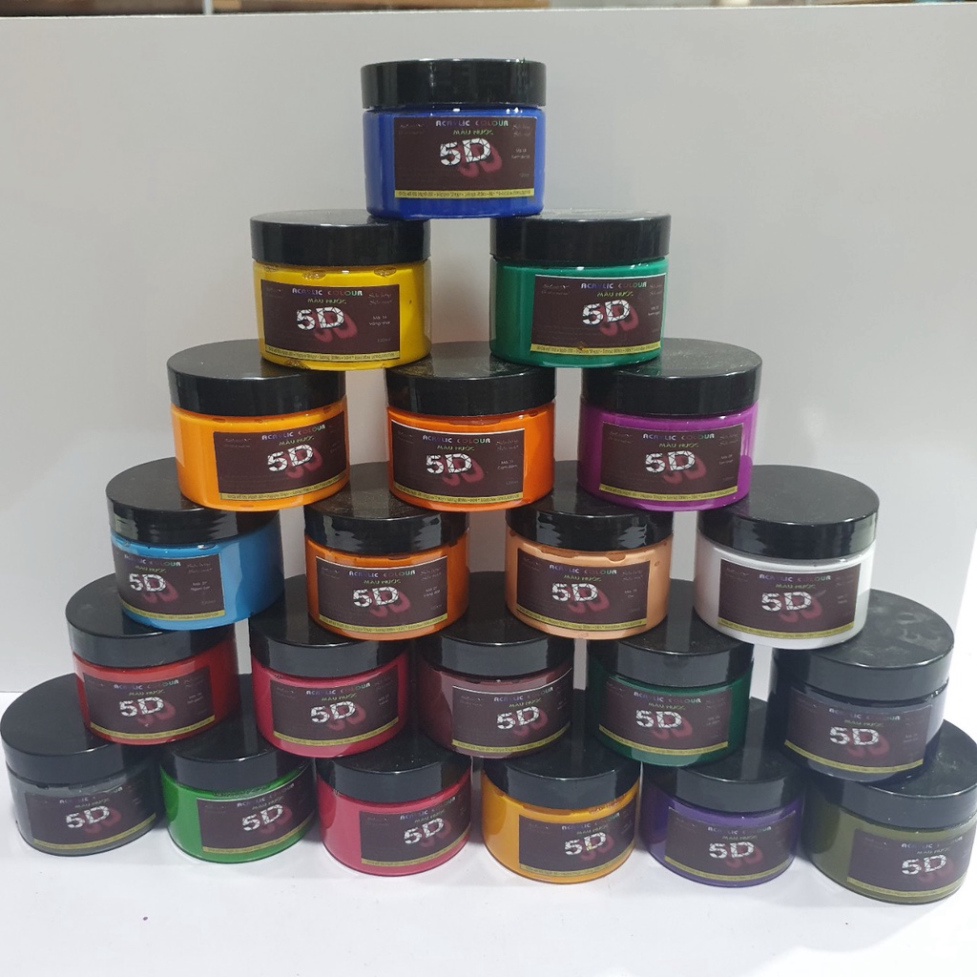 MÀU ACRYLIC 5D 👌 MÀU NHŨ METALIC 120ML