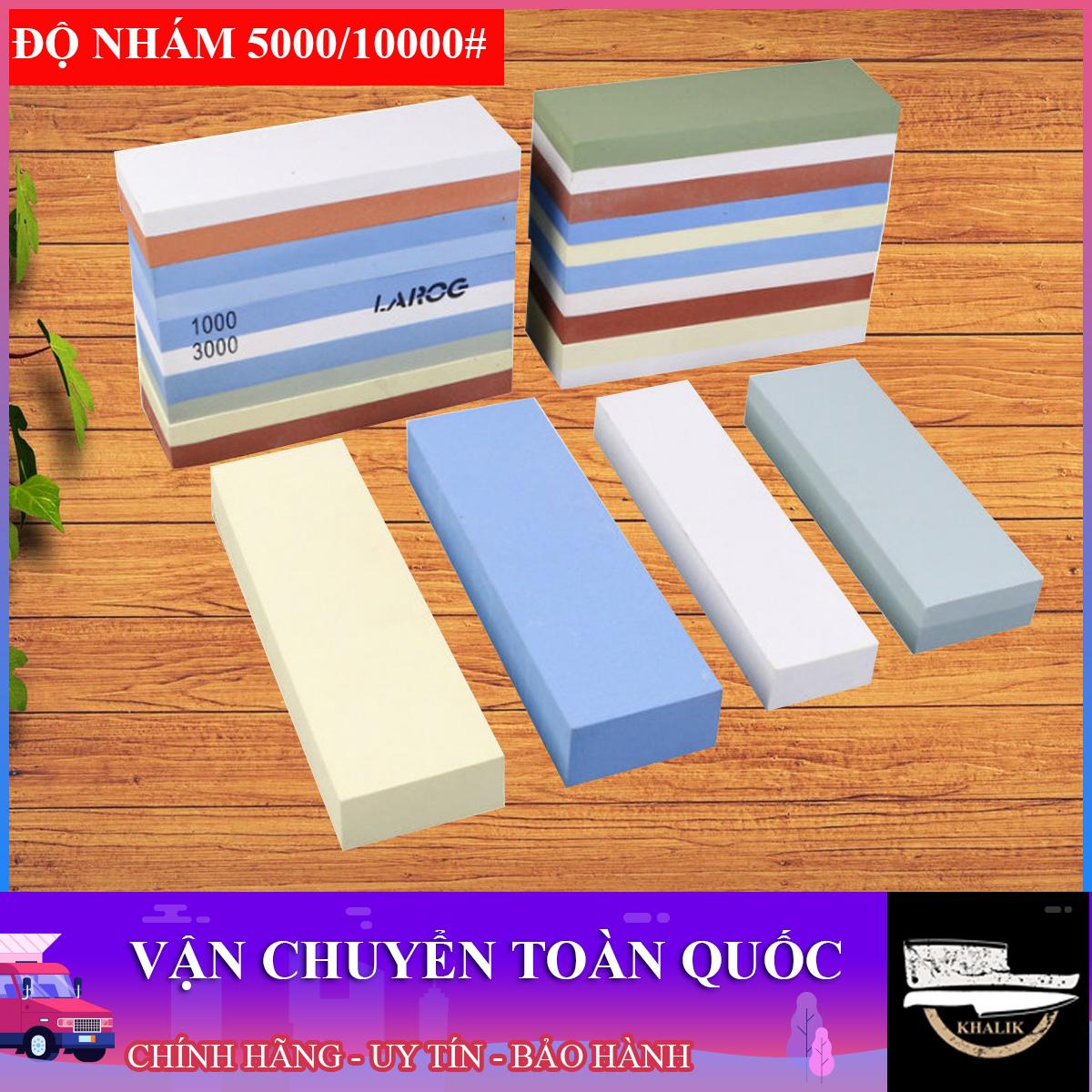 Đá mài dao hai mặt cao cấp KHALIK - Độ nhám 5000/10000
