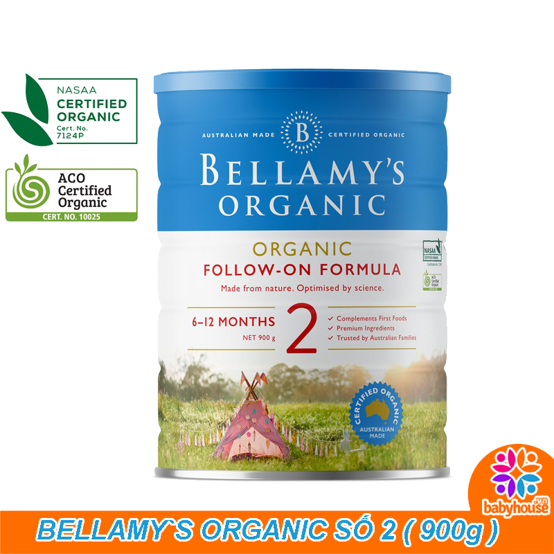 Sữa Bellamy s Organic số 2 900g