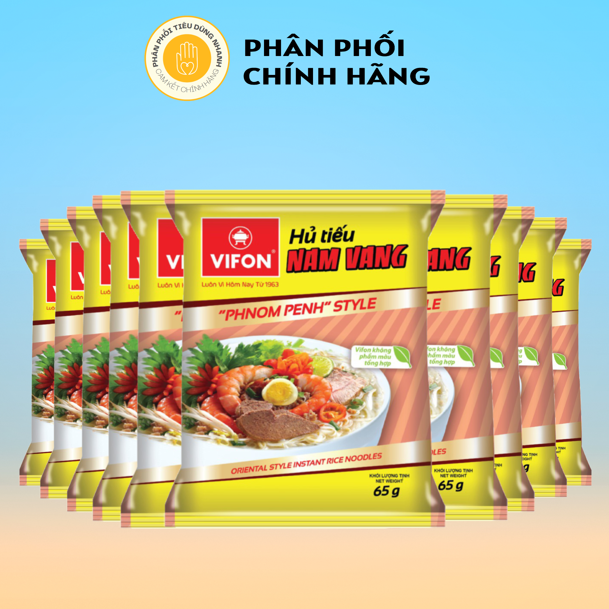 Combo 10 gói hủ tiếu nam vang vifon 65g