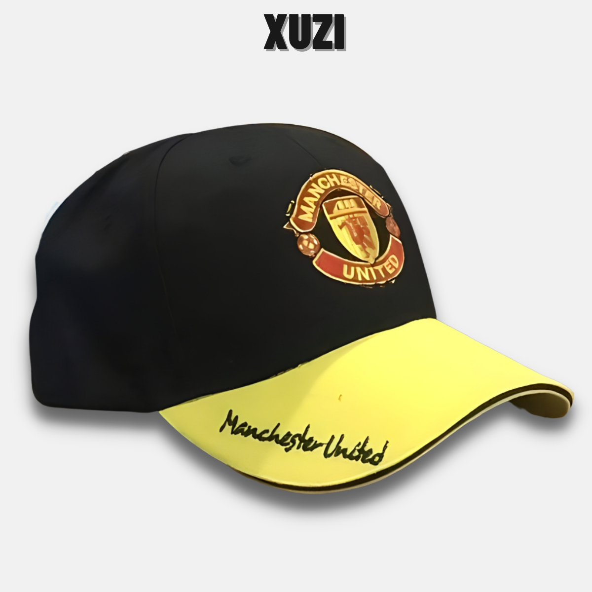 Mũ lưỡi chai manchester united nón kết đội bóng đá ngoại hạng MU chất vải kaki nhung mềm thời trang thể thao của XUZI