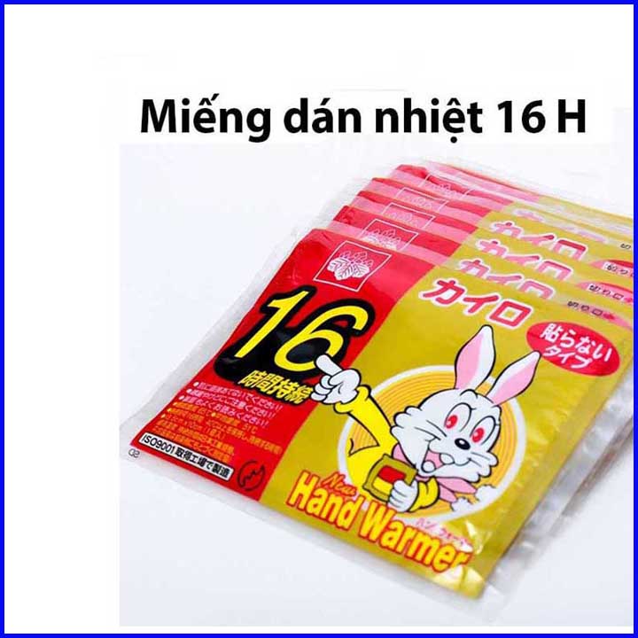 Miếng dán giữ nhiệt Nhật Bản - Kairo 16 tiếng