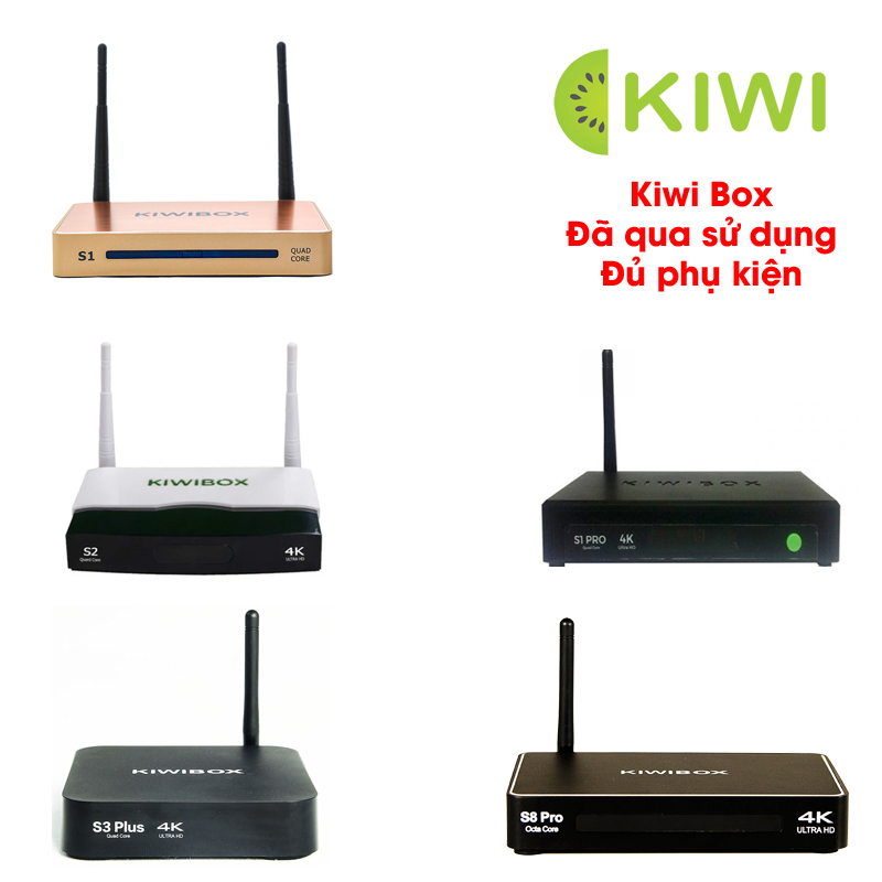 Android TV KiwiBox đã qua sử dụng, đầy đủ phụ kiện