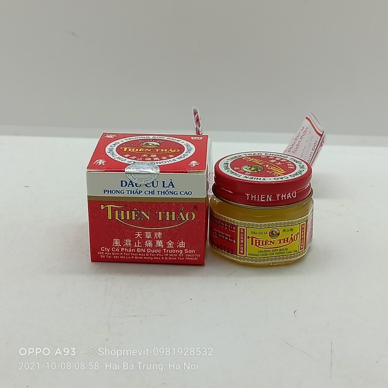 Dầu cù là thiên thảo lọ 10g