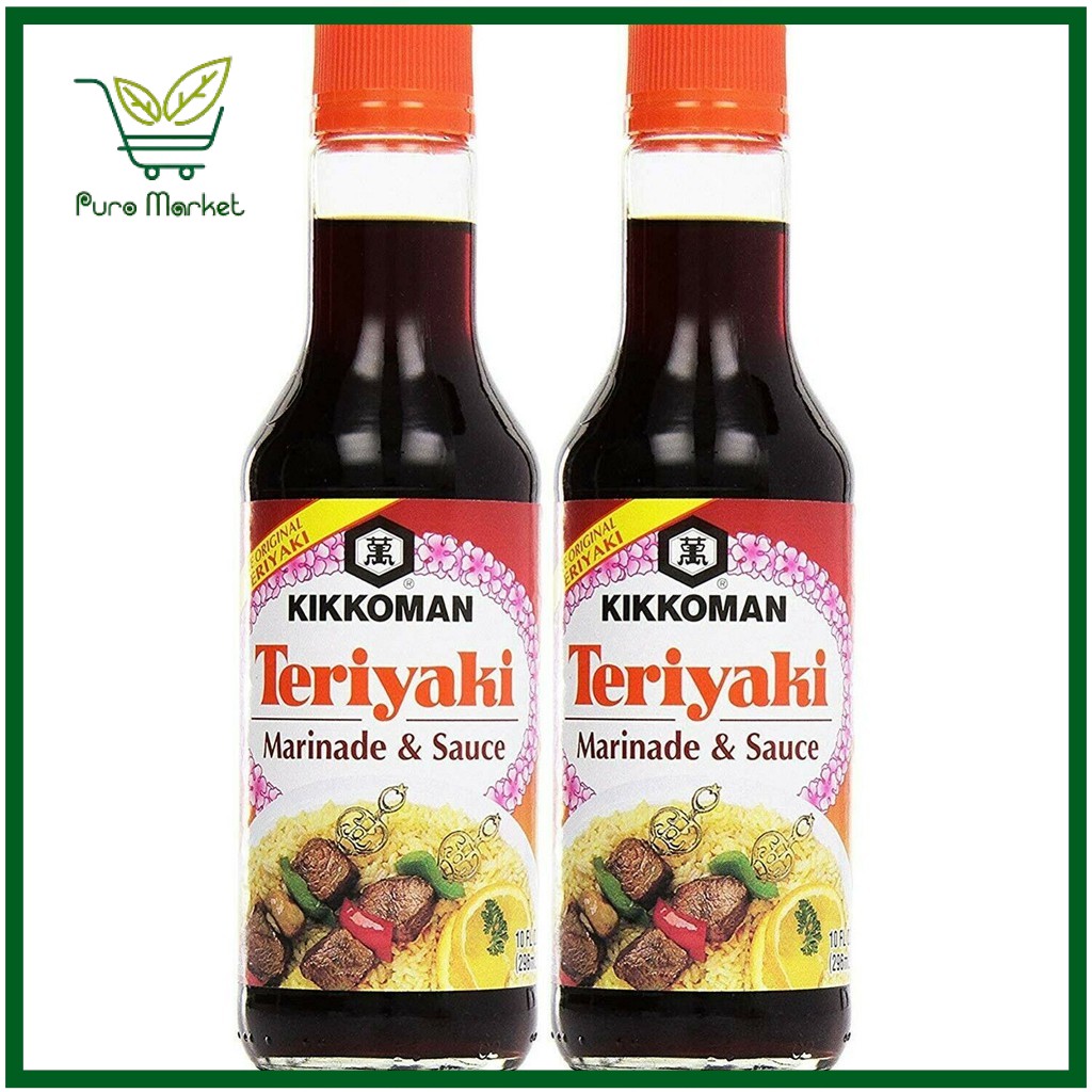 Combo 2 Sốt Tẩm Ướp Kikkoman Teriyaki Marinade & Sauce 269ml