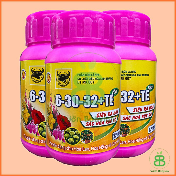 Phân Bón Lá Đầu Trâu NPK 6-30-32 Siêu Ra Hoa