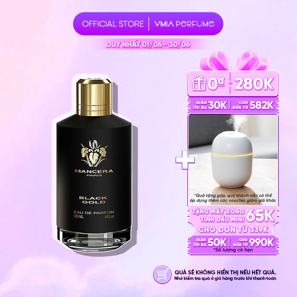 Vmia Perfume - Nước hoa Unisex Mancera Black Gold mẫu thử 2ml 5ml 10ml