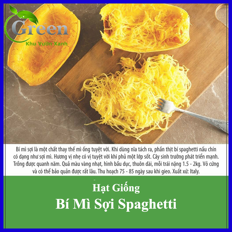 Hạt giống bí mì sợi spaghetti ý