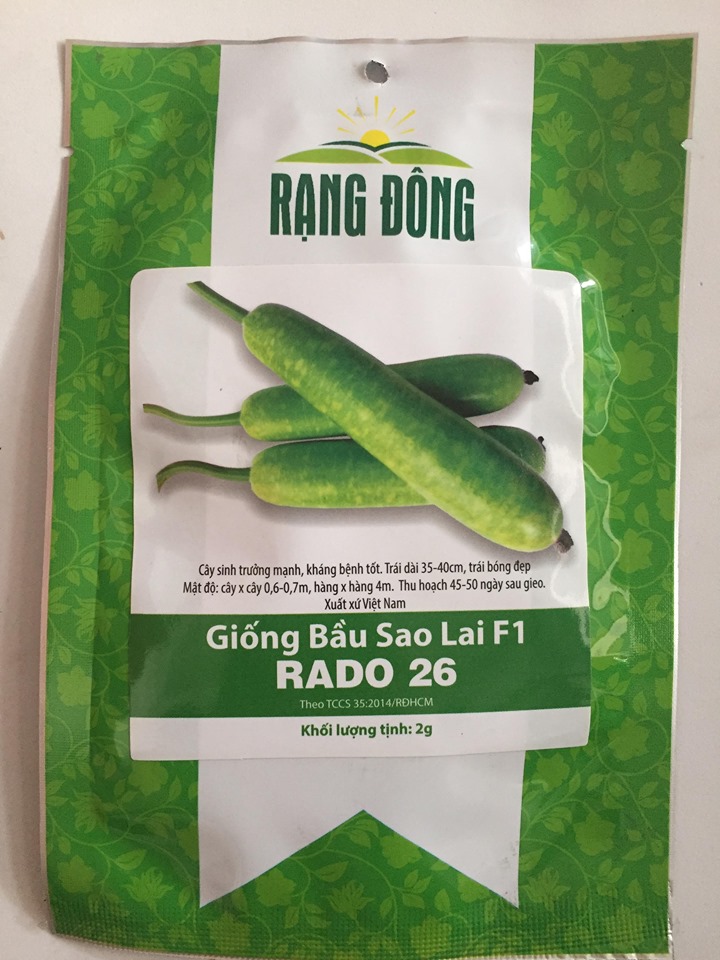 Hạt giống bầu sao lai Rạng Đông
