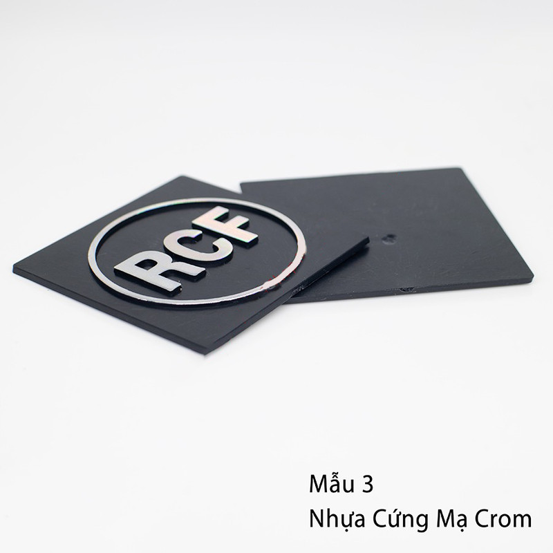 Tem dán thùng loa RCF nhựa cứng