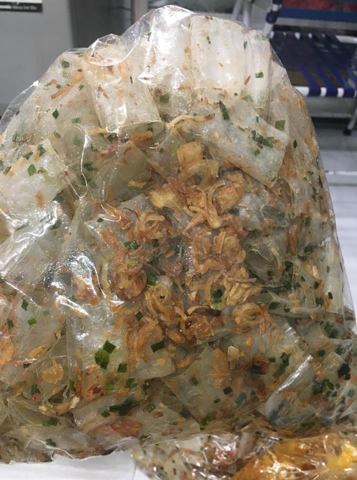 Bánh tráng hành tói phi siêu thơm