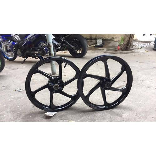 COMBO Sơn Samurai cho cặp mâm Raider màu đen bóng 109