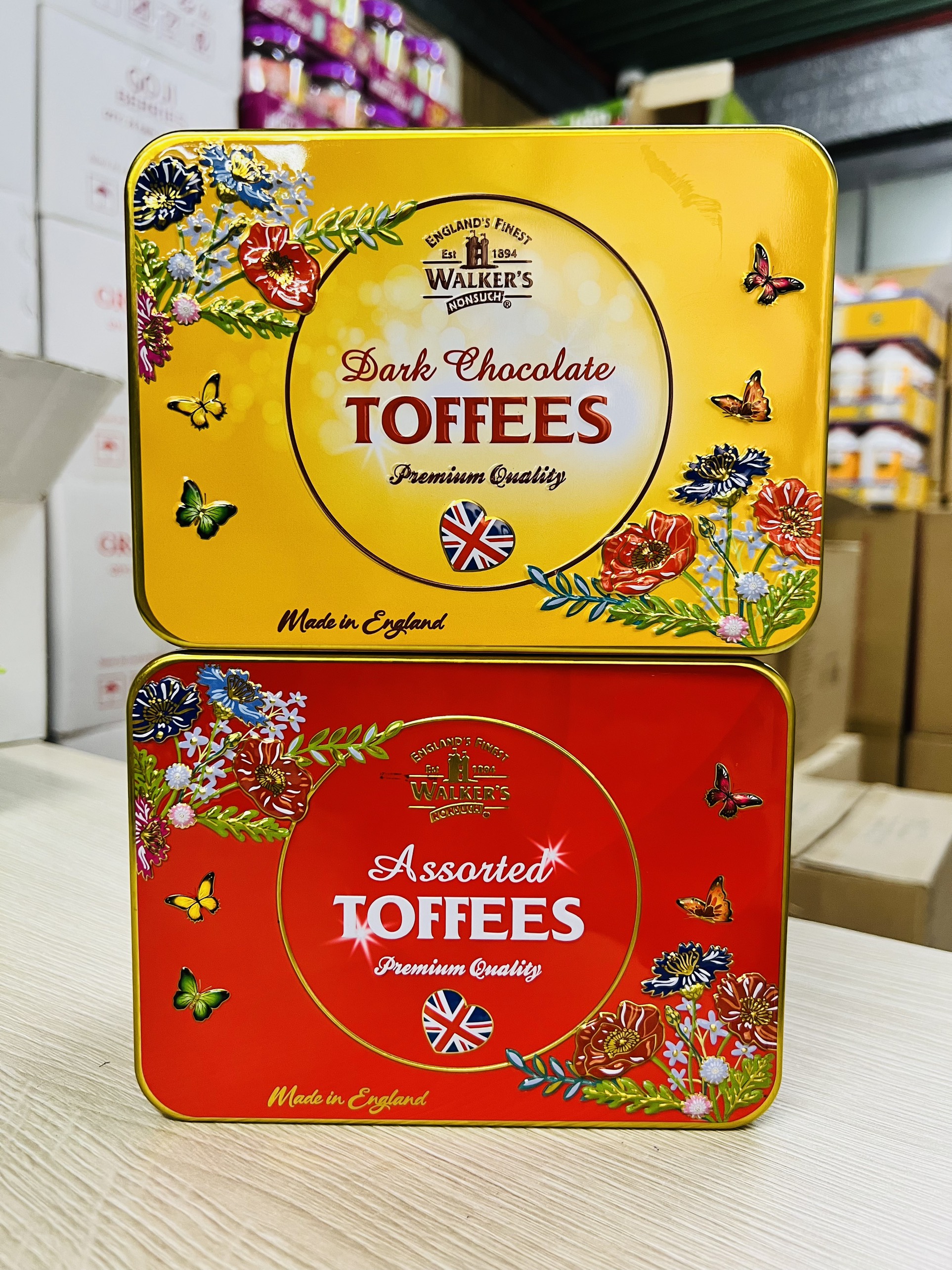 Kẹo Walker's Toffees dạng hộp 200g