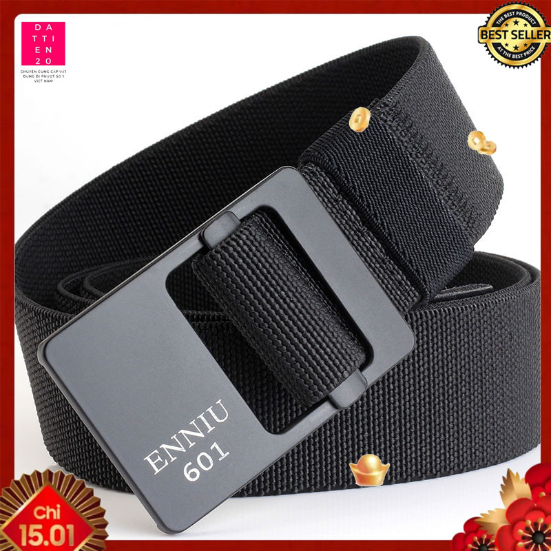 THẮT LƯNG NAM THỜI TRANG VẢI CANVAS THƯƠNG HIỆU ENNIU 14Y 601