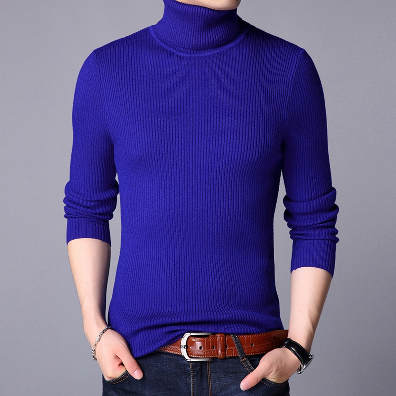 YD 2022 Men Brand High Neck Knitted Pullover Bottoming Shirt New Arrivals