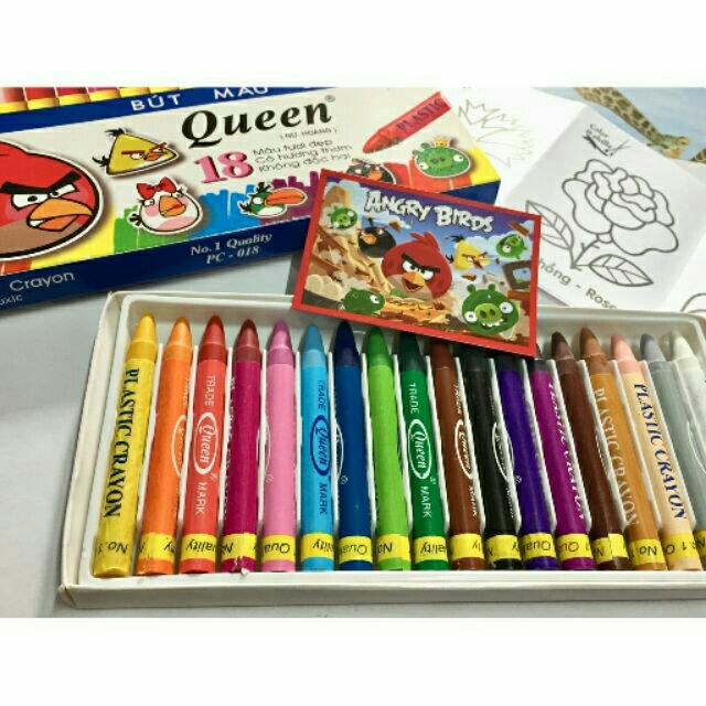 Sáp màu queen 12mau 18 màu