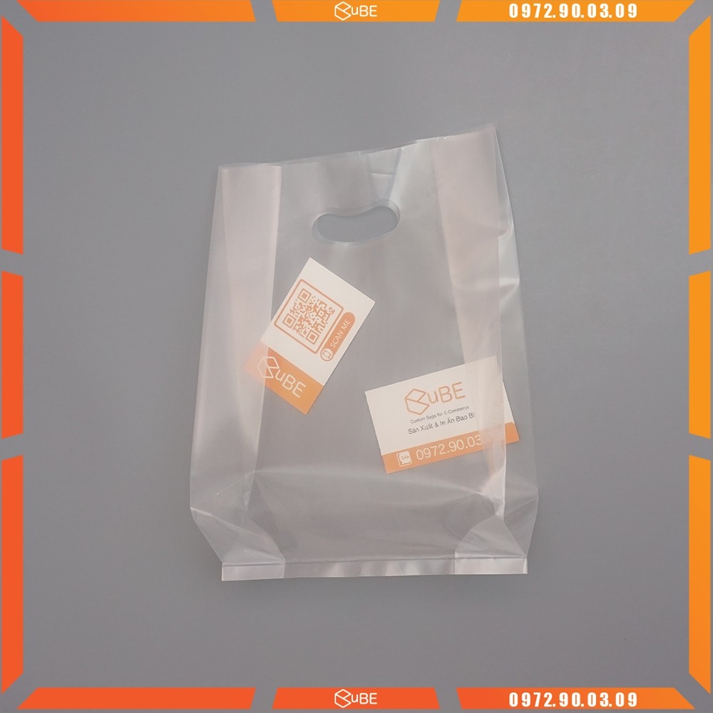 [Cực Sốc] Túi Nilong Hột Xoài Trong Suốt PEHD Zin [1KG] - Xưởng Bao Bì CuBE
