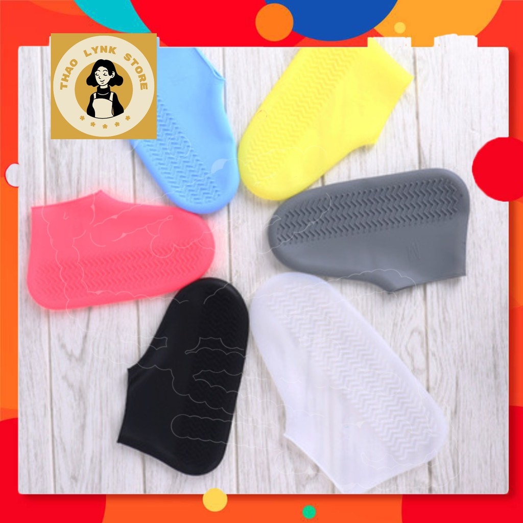 Bọc giày đi mưa bằng silicon. Hàng chất đẹp Loại 1 Siêu dai-Siêu dày đủ màu đủ size