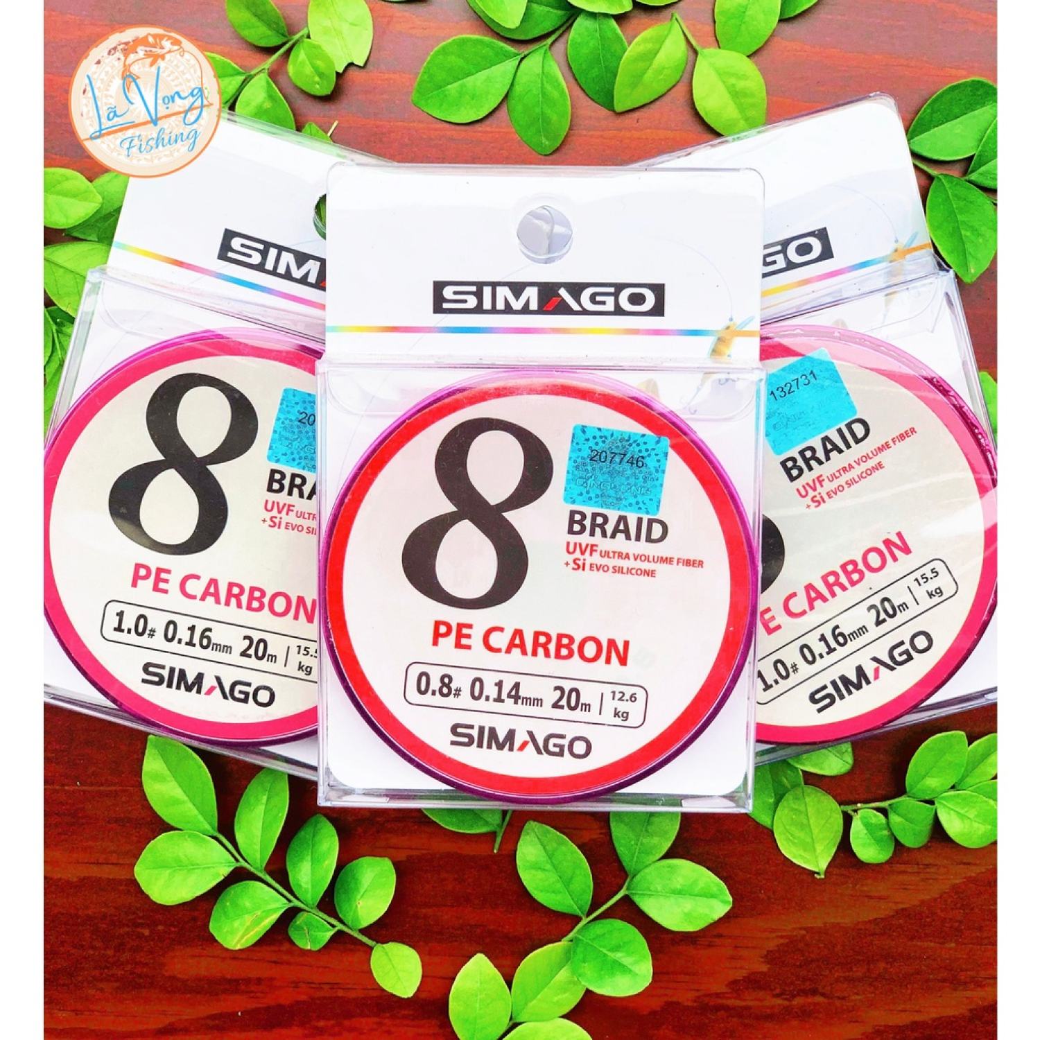 Dù siamgo 8x pe carbon siêu bền - link câu cá - thẻo câu cá