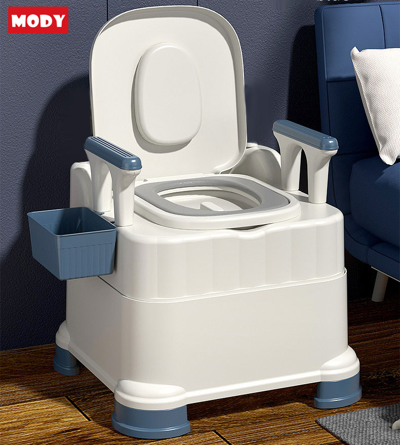 Bồn cầu di động dạng ghế ngồi cho người già bồn vệ sinh cho bà bầu và người bệnh Mody M232
