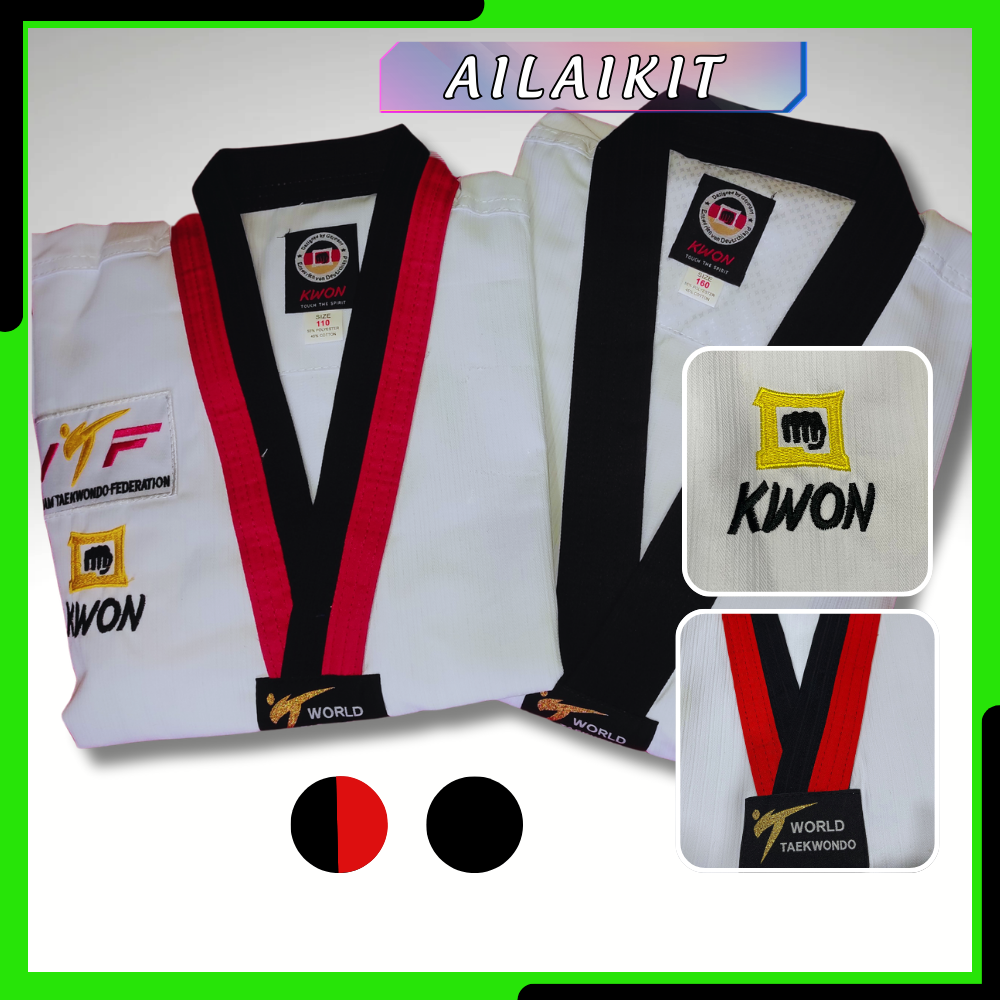  Võ Phục Đấu Taekwondo Kwon cao cấp | Đồ võ Taekwondo đấu đối kháng Đồ võ Kwon chất Vải Sọc siêu nhẹ bền đẹp ailaikit 
