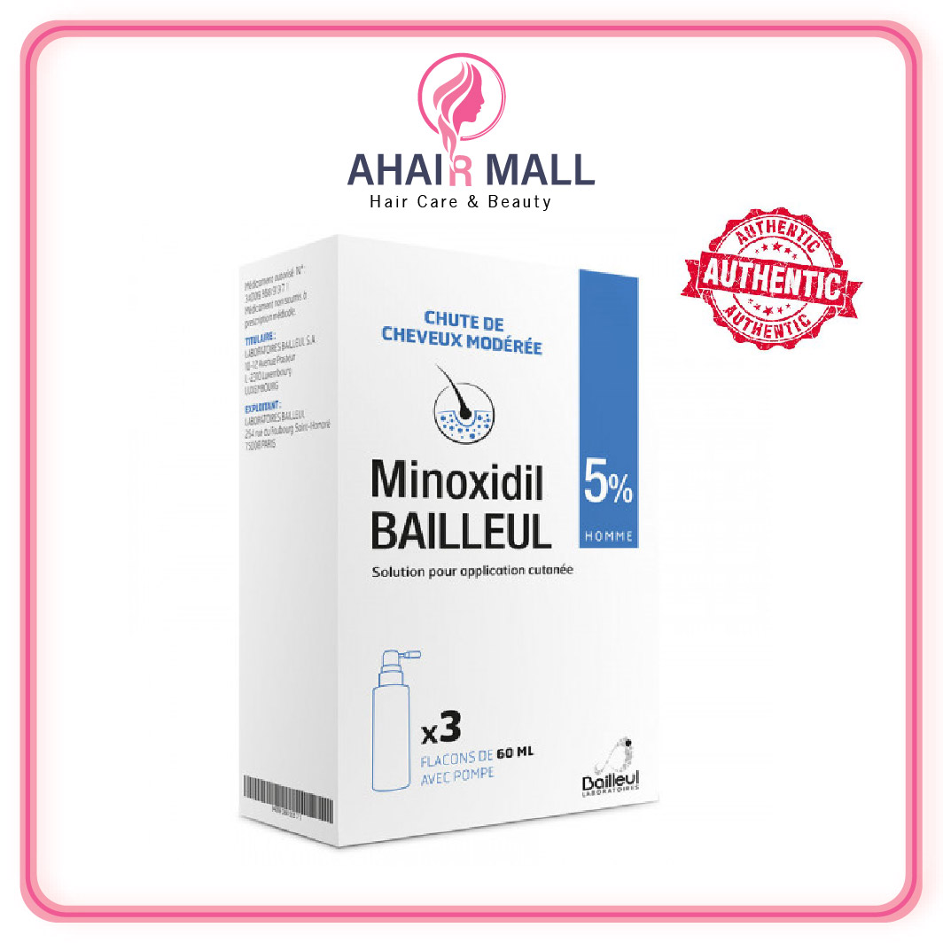 Xịt mọc tóc minoxidil bailleul 5% - nhập khẩu pháp - ngăn rụng tóc, kích thích mọc tóc