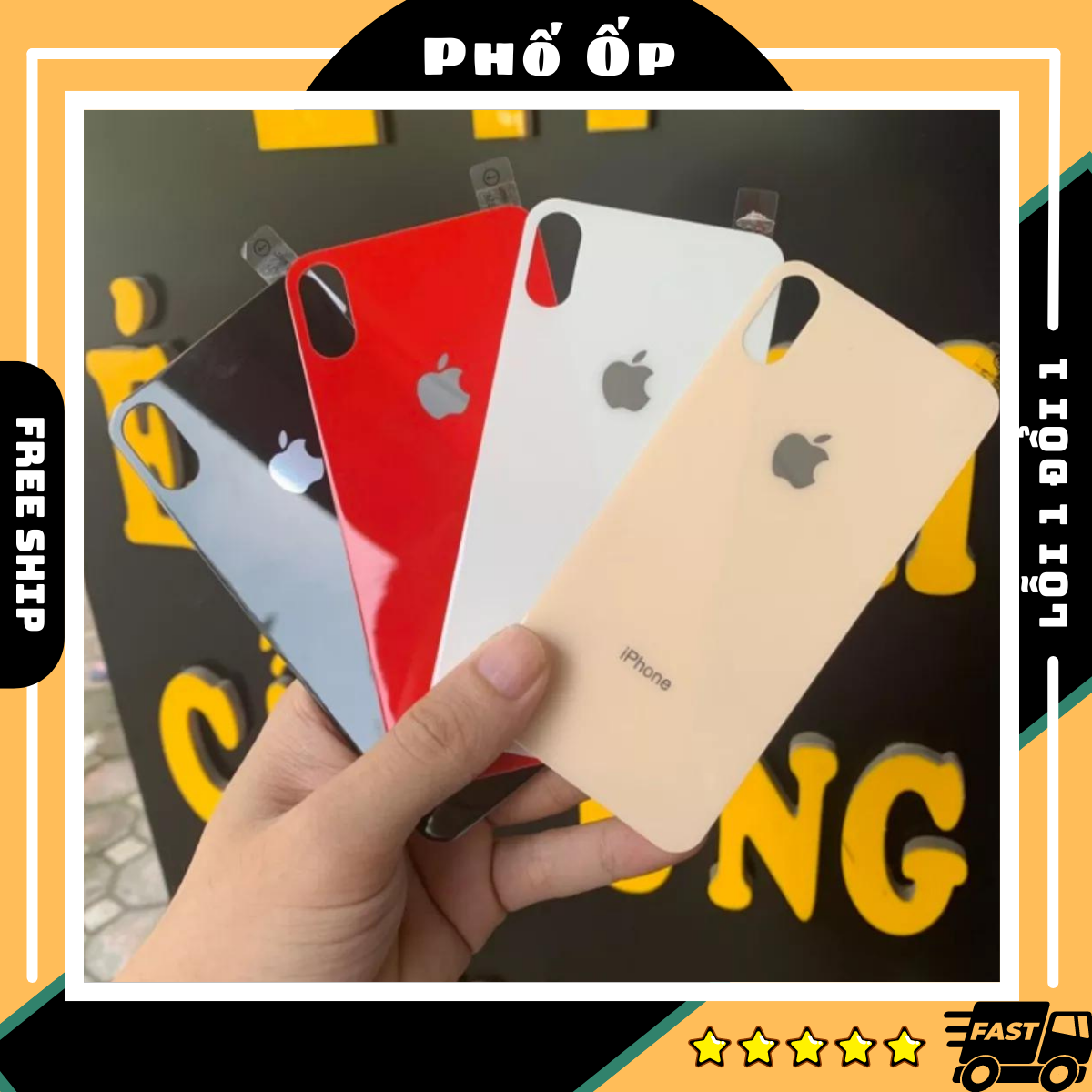 Dán lưng kính cường lực mặt sau iphone X,Xs,Xsmax, 7plus,8plus